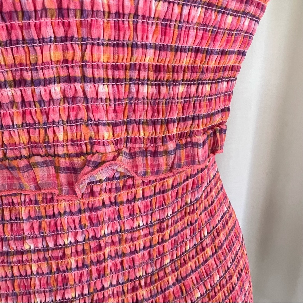 Koko and Mason Pink Plaid Spaghetti Strap Dress - Picture 10 of 14